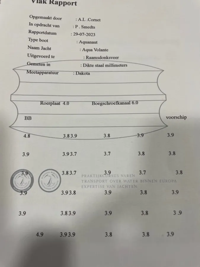Staal Motorboot Aquanaut Kruiser 1035 OK AK
