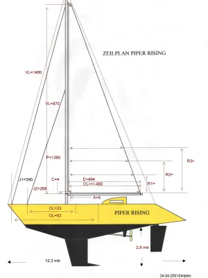 Polyester Sailboat Oyster One Off Photo 26