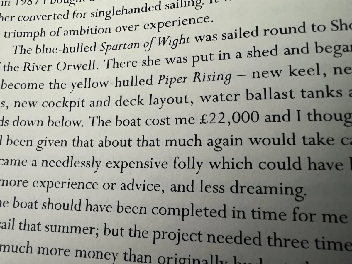 Polyester Sailboat Oyster One Off