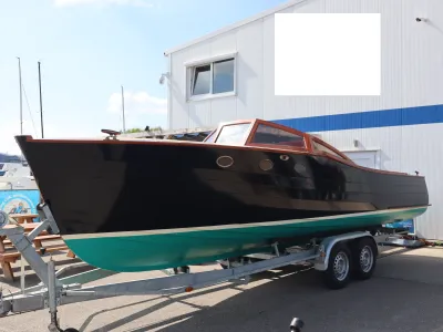 Hout Open motorboot Storebro Solo 25 Foto 1