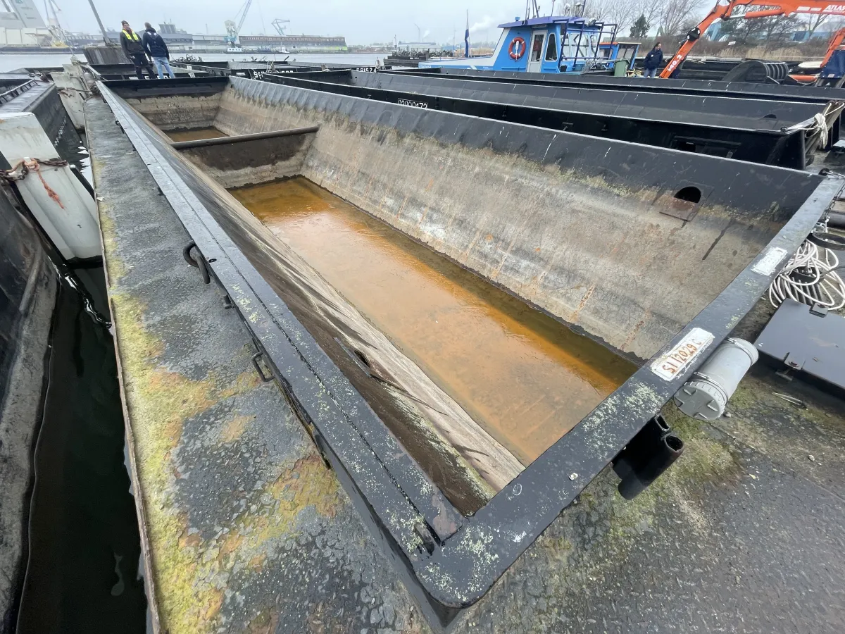 Staal Werkboot Vrachtduwbak SB521