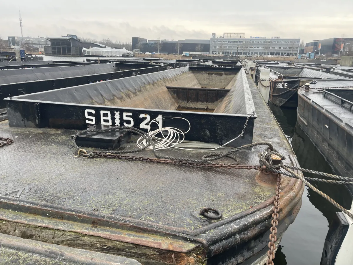 Staal Werkboot Vrachtduwbak SB521