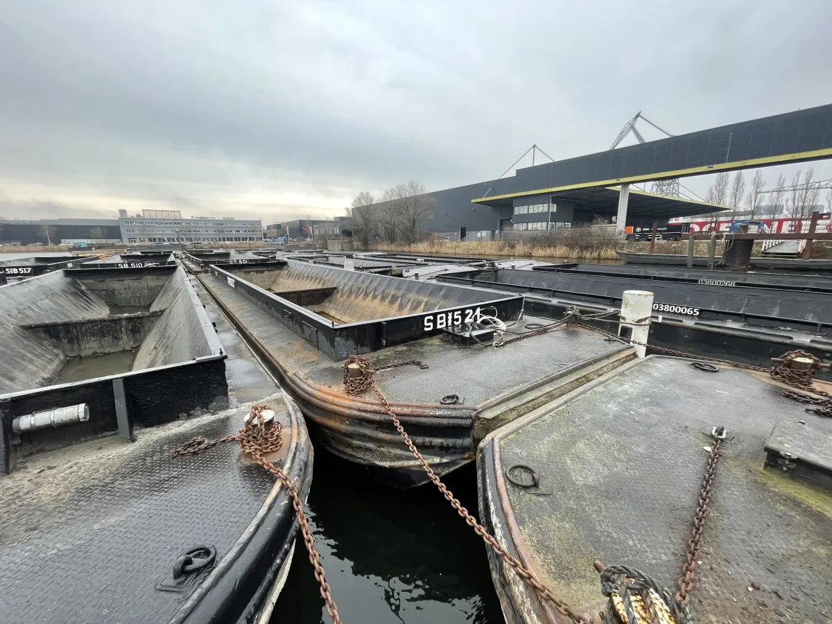 Staal Werkboot Vrachtduwbak SB521