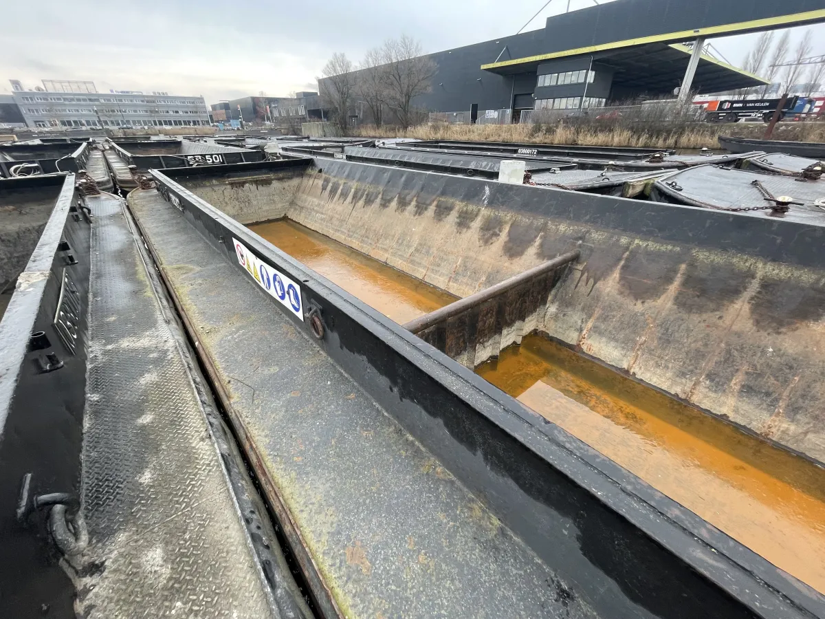 Staal Werkboot Vrachtduwbak SB521