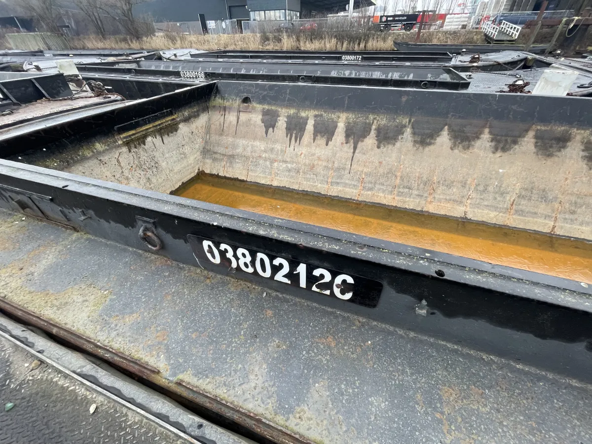 Staal Werkboot Vrachtduwbak SB521