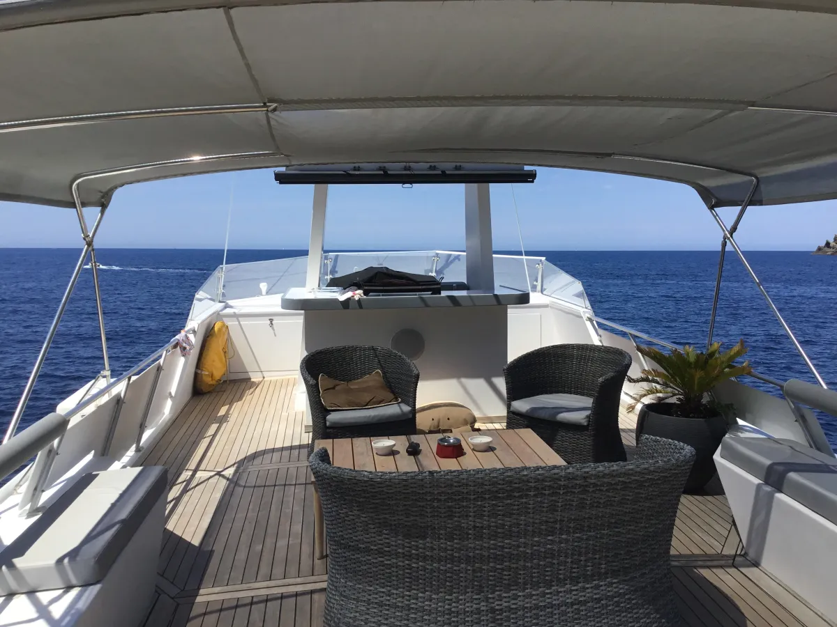 Holz Motorboot Admiral 25