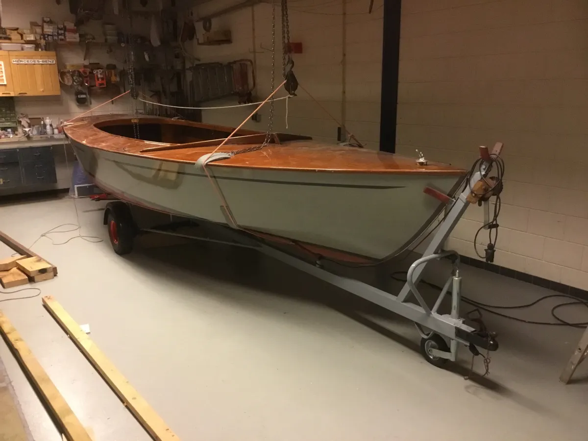 Hout Zeilboot Spanker 712