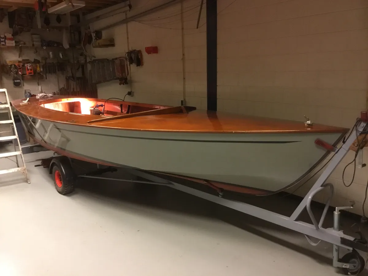 Hout Zeilboot Spanker 712
