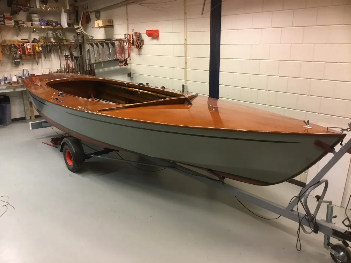 Hout Zeilboot Spanker 712