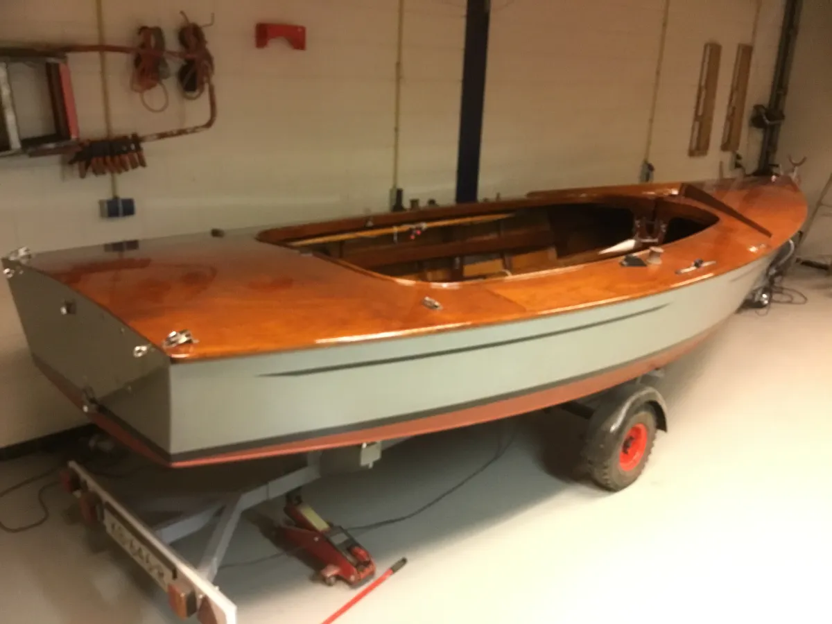 Hout Zeilboot Spanker 712