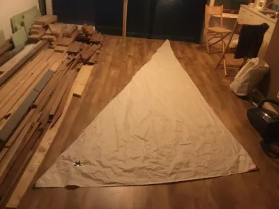 Hout Zeilboot Spanker 712 Foto 23