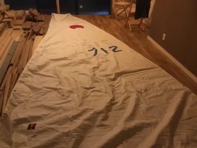 Hout Zeilboot Spanker 712 Foto 24