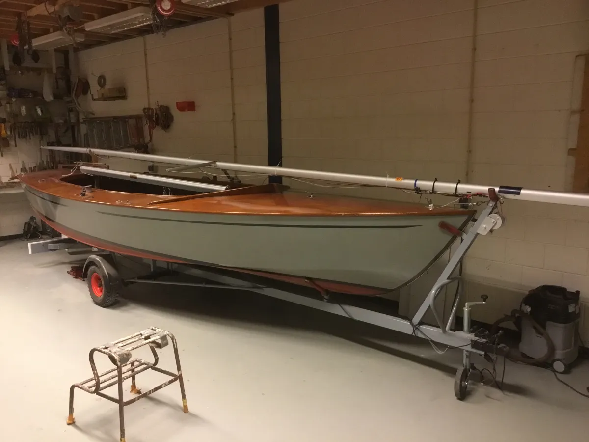 Hout Zeilboot Spanker 712