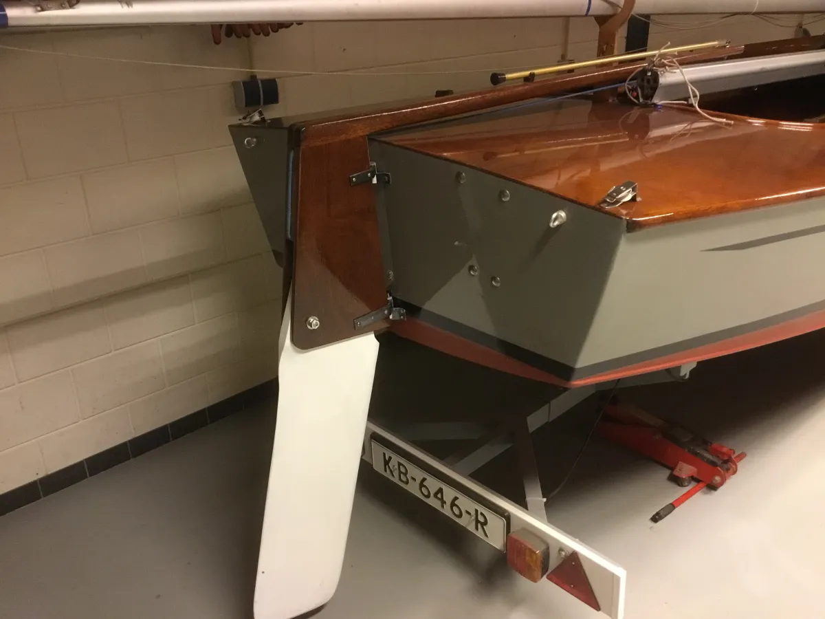 Hout Zeilboot Spanker 712