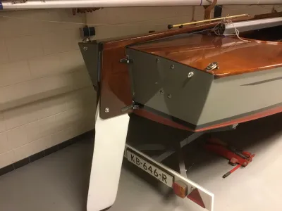 Hout Zeilboot Spanker 712 Foto 20