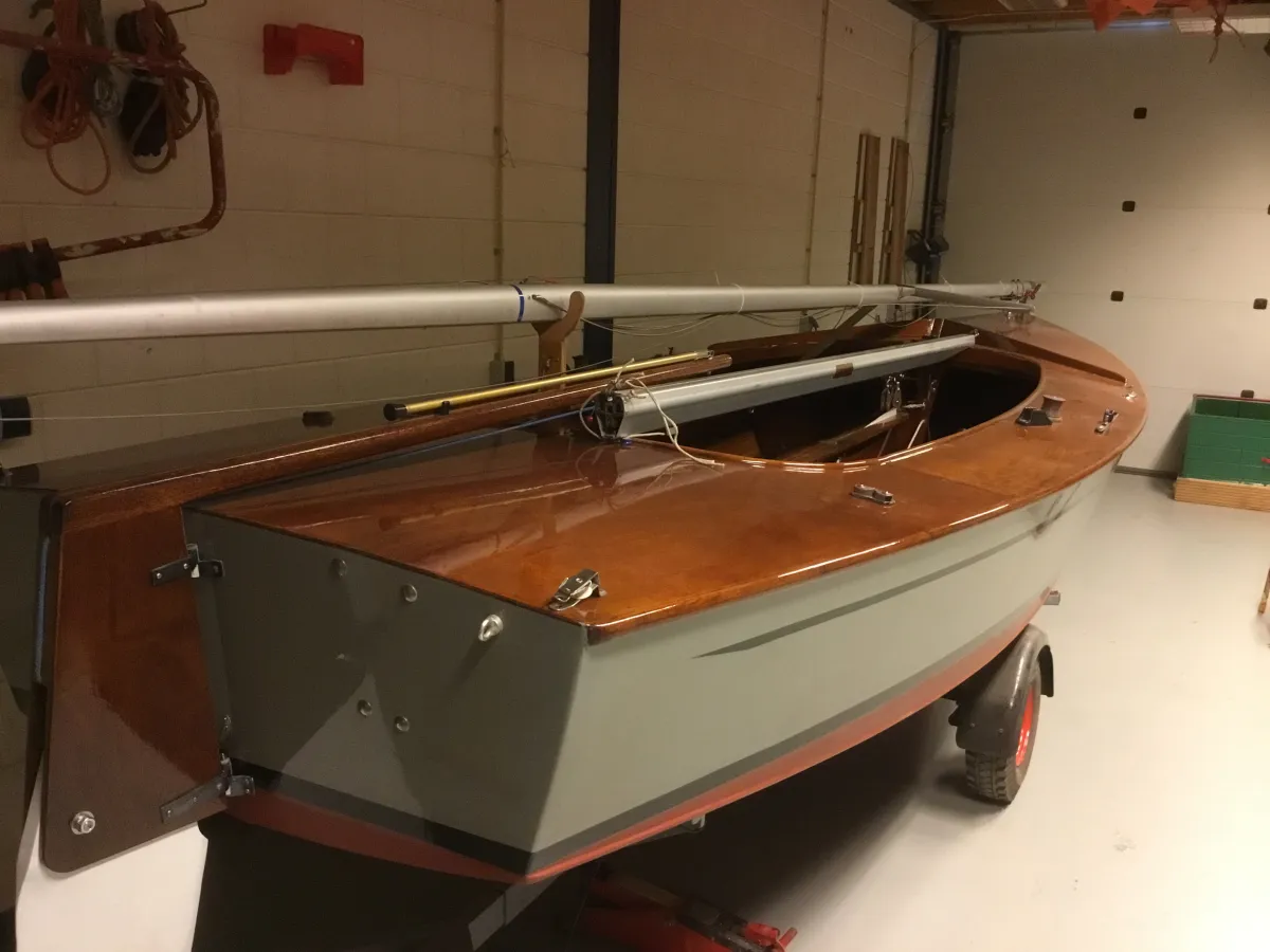 Hout Zeilboot Spanker 712
