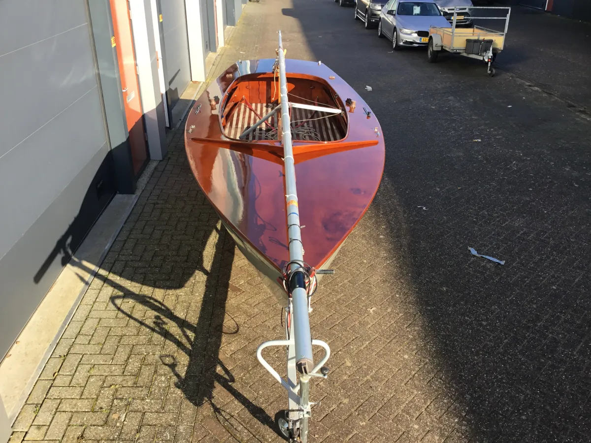 Hout Zeilboot Spanker 712