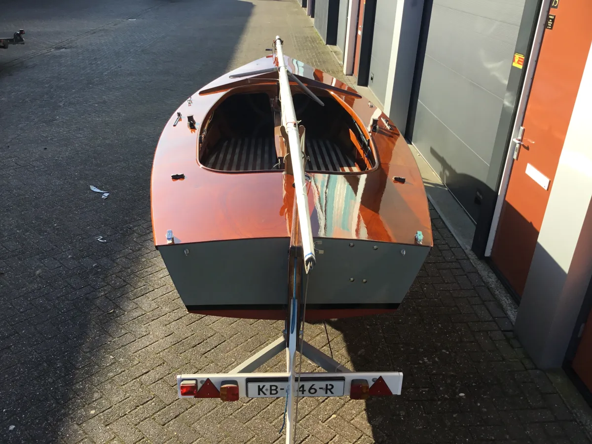 Hout Zeilboot Spanker 712