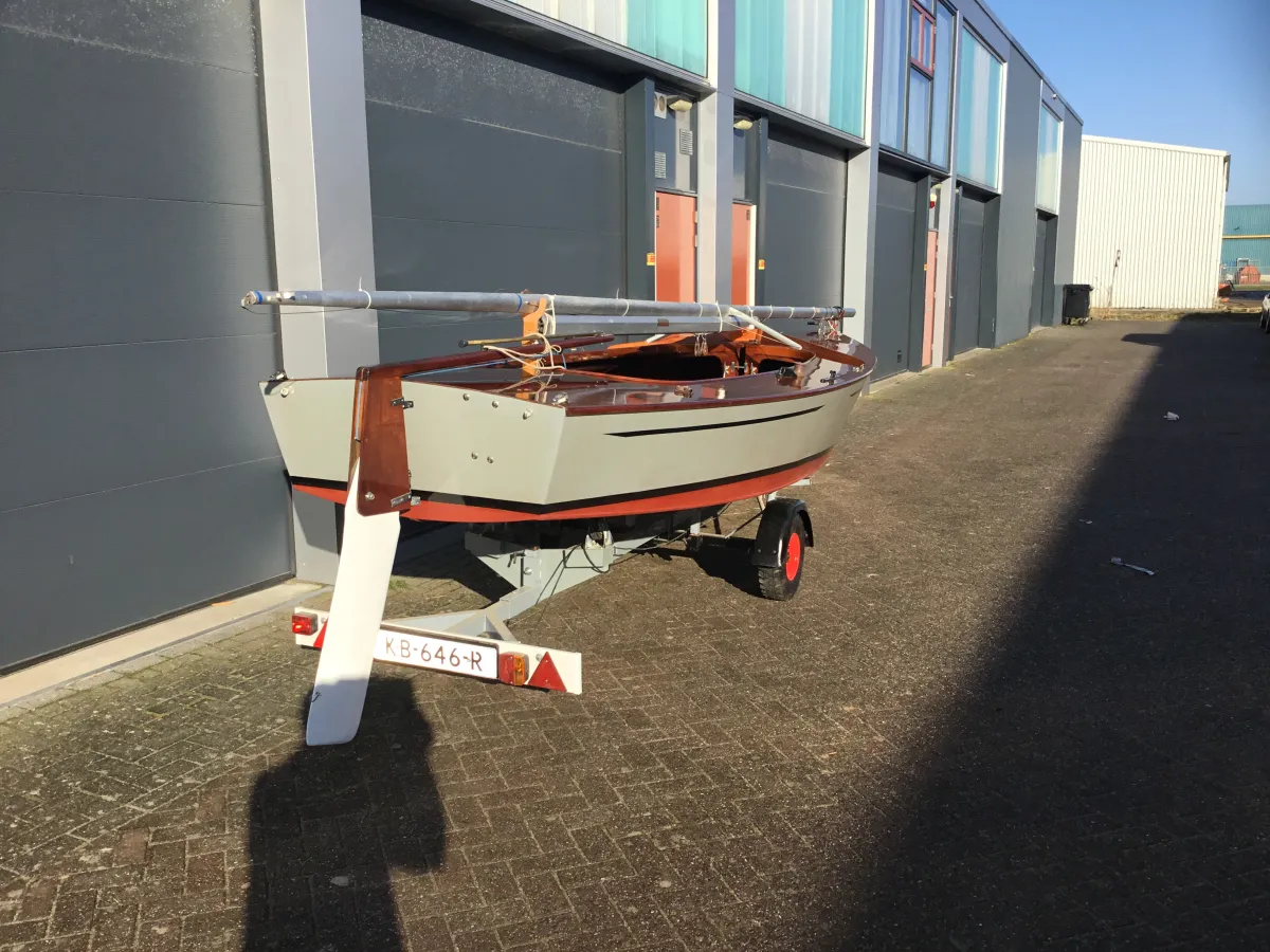 Hout Zeilboot Spanker 712
