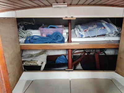 Staal Zeilboot Unter Elbe Motorsailer Foto 4