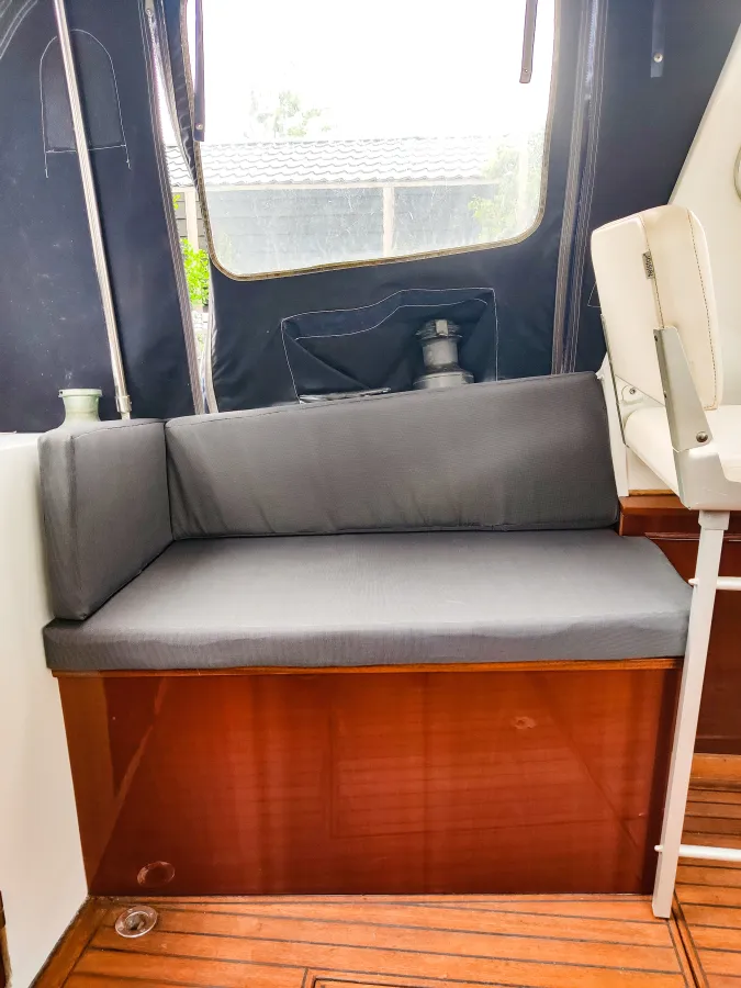 Staal Zeilboot Unter Elbe Motorsailer