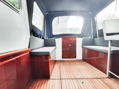 Staal Zeilboot Unter Elbe Motorsailer Foto 9