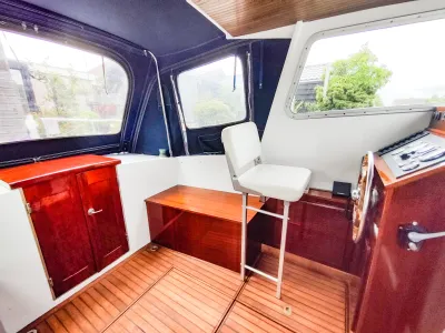 Staal Zeilboot Unter Elbe Motorsailer Foto 10