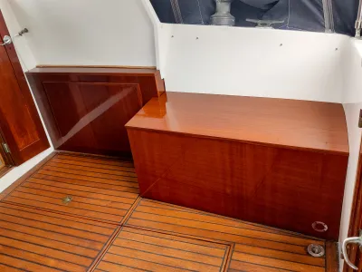 Staal Zeilboot Unter Elbe Motorsailer Foto 12