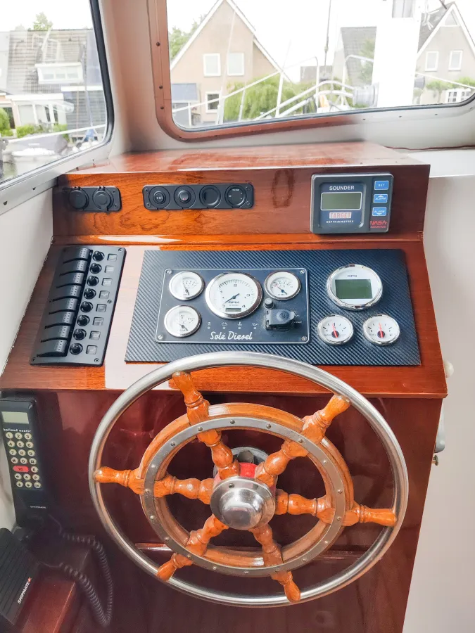 Staal Zeilboot Unter Elbe Motorsailer