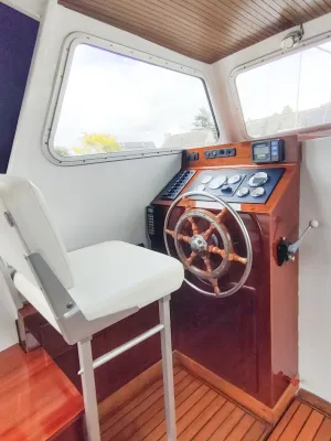 Staal Zeilboot Unter Elbe Motorsailer Foto 16