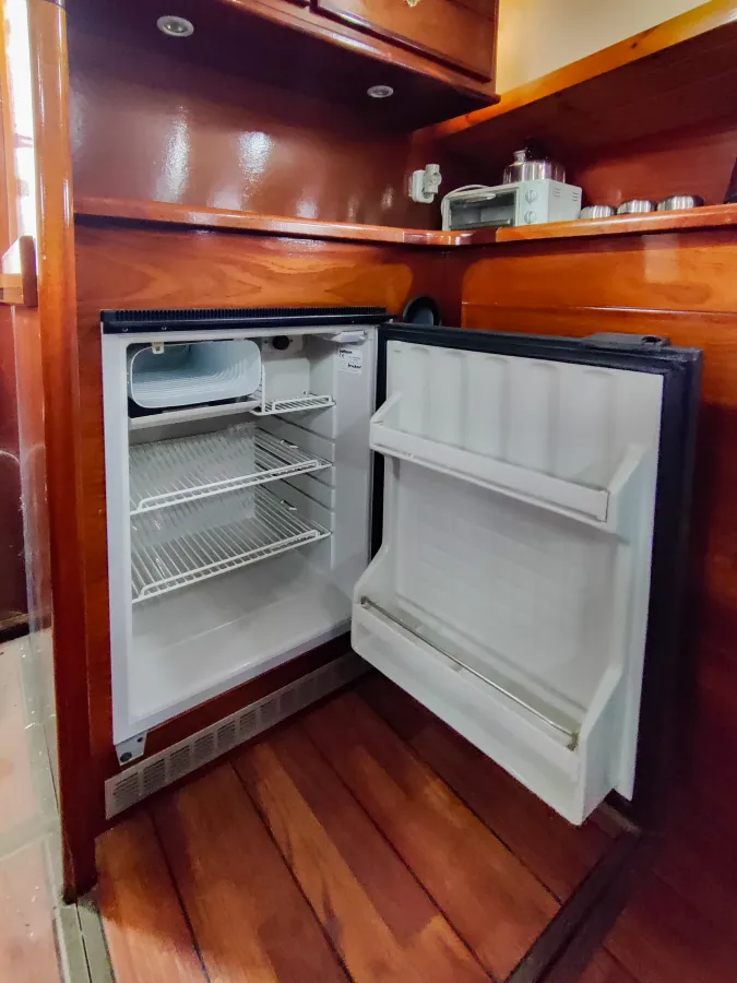 Staal Zeilboot Unter Elbe Motorsailer