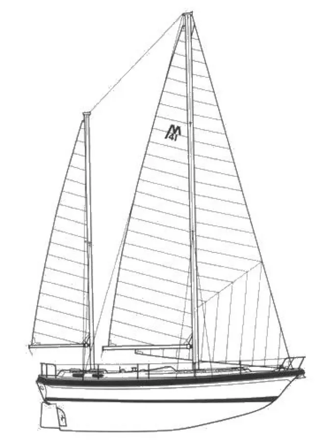 Polyester Zeilboot Morgan Out Island 41