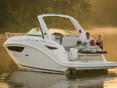 Polyester Motorboot Sea Ray 265 Sundancer Foto 1