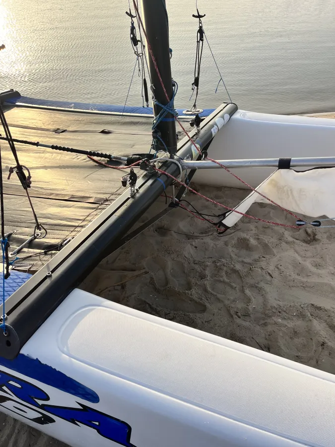 Polyester Open zeilboot Nacra 570 mk1