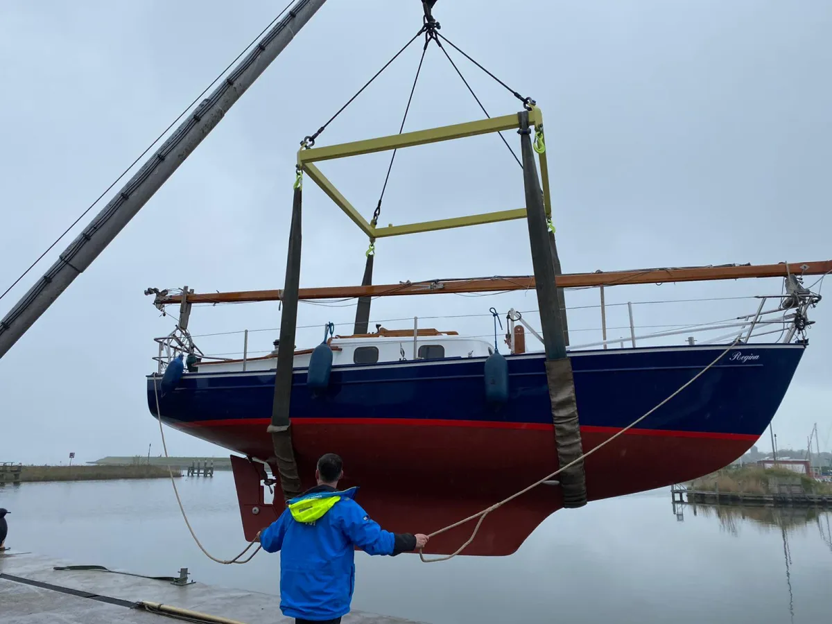 Staal Zeilboot Koopmans Kustvaarder