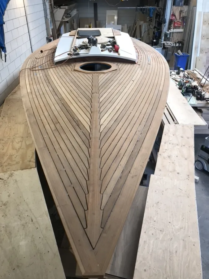 Wood Sailboat Waarschip 740 Ocean