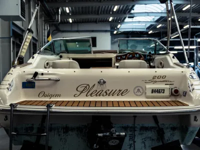 Polyester Motorboot Sea Ray 200 Signature Foto 4