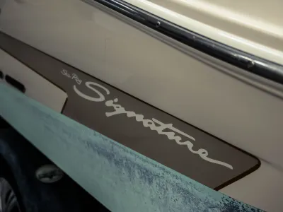 Polyester Motorboot Sea Ray 200 Signature Foto 5