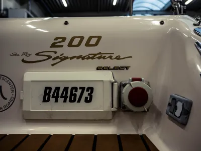 Polyester Motorboot Sea Ray 200 Signature Foto 10