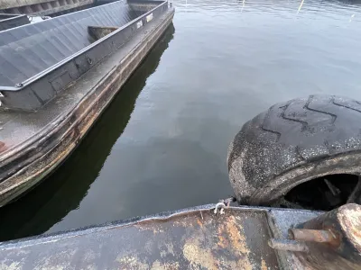 Stahl Arbeitsboot Barge SB520 Foto 8