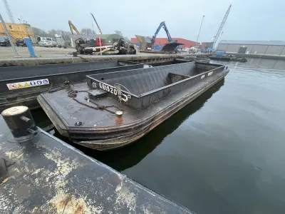 Stahl Arbeitsboot Barge SB520 Foto 6