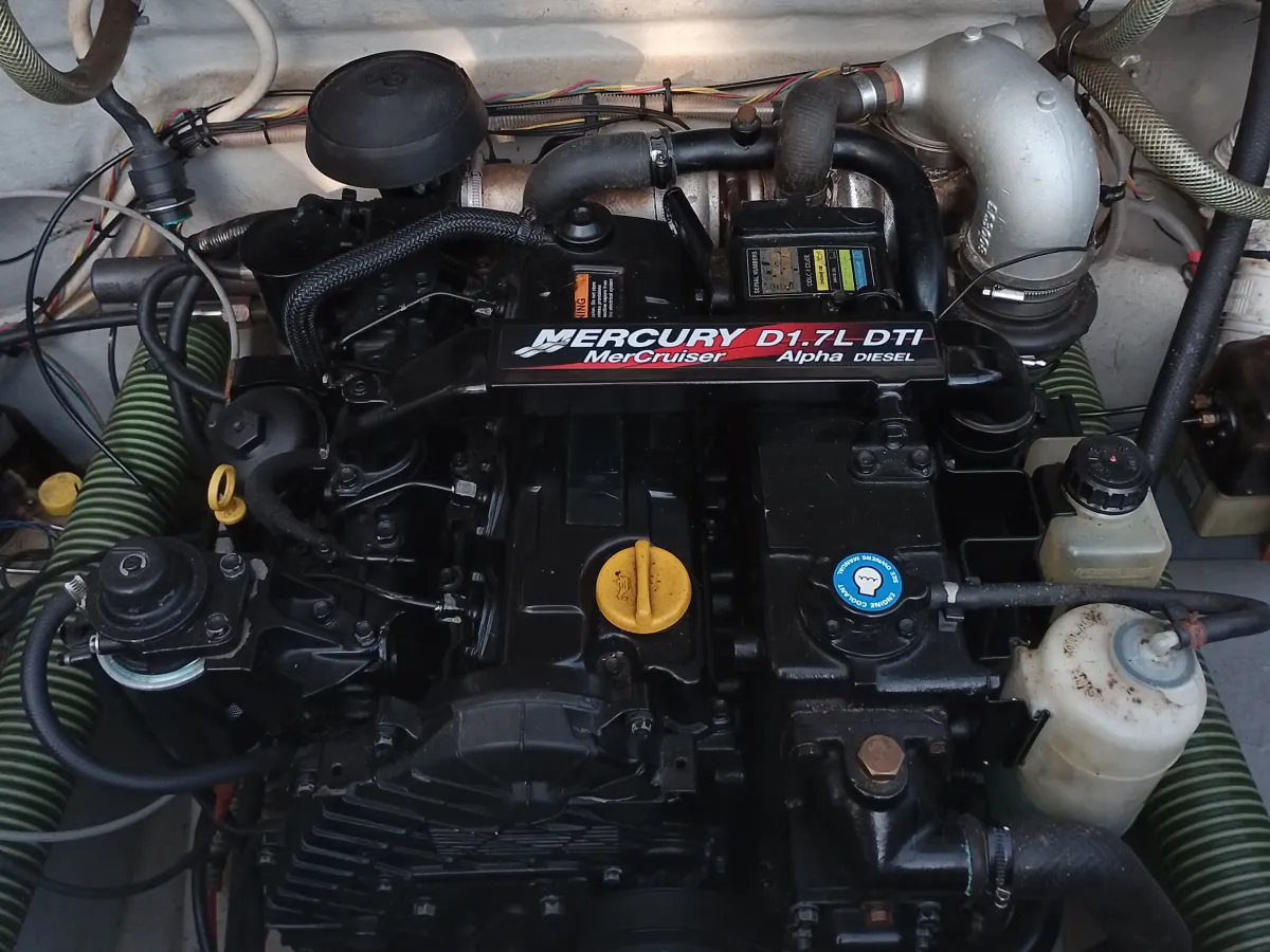 Polyester Motorboat Quicksilver 650 Cruiser