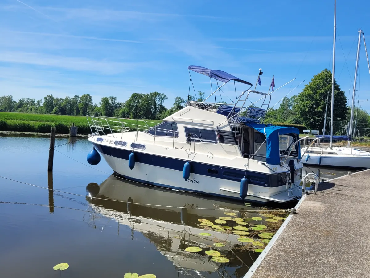 Polyester Bateau à moteur Sealine 305 fly