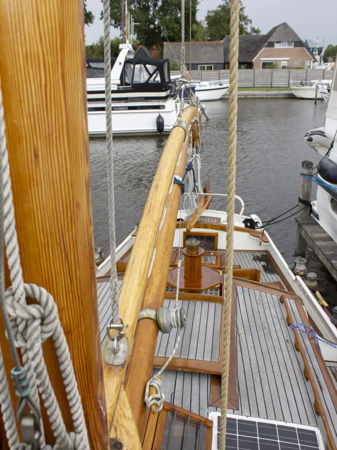 Staal Zeilboot Zeeschouw Platbodem