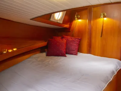 Staal Zeilboot Zeeschouw Platbodem Foto 30