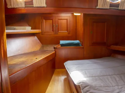 Staal Zeilboot Zeeschouw Platbodem Foto 31