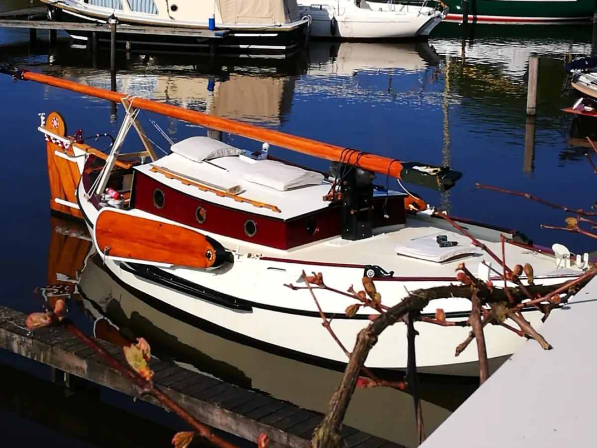 Stahl Segelboot Schokker 945