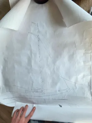 Stahl Segelboot Schokker 945 Foto 15