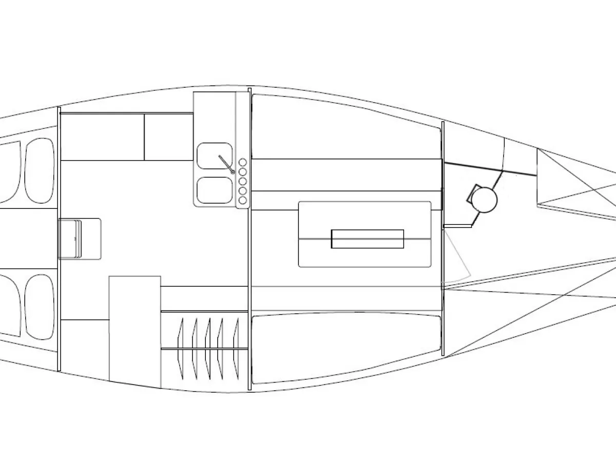 Hout Zeilboot Van de Stadt 37