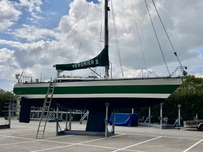 Hout Zeilboot Van de Stadt 37 Foto 1